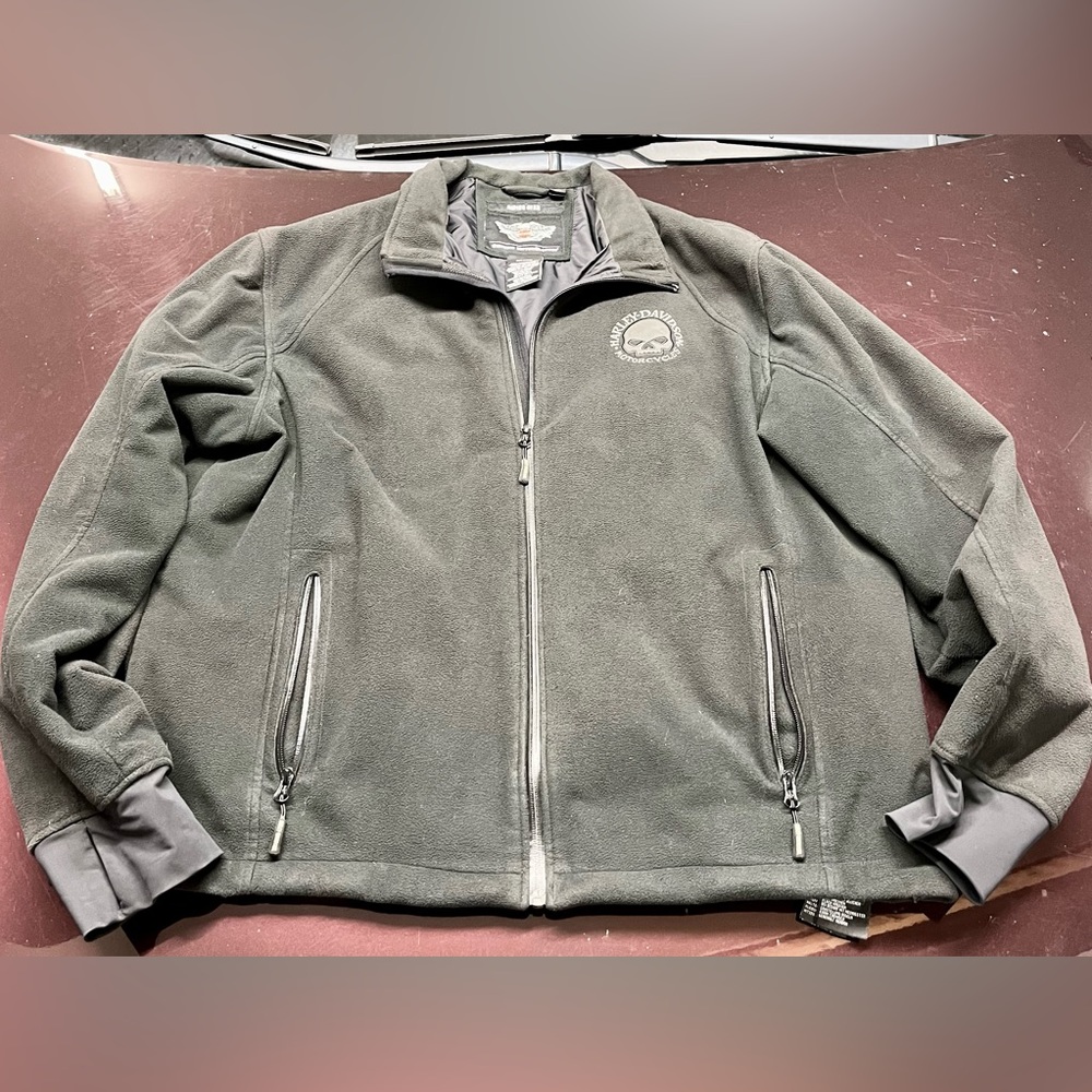 Men’s 2XL Harley Davidson full zip riding jacket